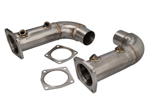 Tubos de derivación del gato de escape Porsche 991.1 / 991.2 Turbo / Turbo S - 99711301030, 99711300930, 997113010AX, 997113009AX