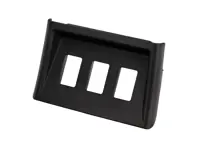 Centre console switch housing 3 button type. Porsche 993 - 99363207110, 99363207111, 99363207112, 99363207113, 99363207114, 99363207115, 99363207117, 99363207118, 99363207119, 99363207120