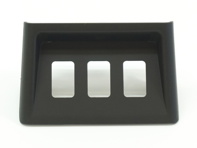 Centre console switch housing 3 button type. Porsche 993 - 99363207110, 99363207111, 99363207112, 99363207113, 99363207114, 99363207115, 99363207117, 99363207118, 99363207119, 99363207120