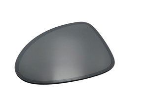 Door mirror glass CONVEX, Left. Porsche 958 Cayenne - 95873105505