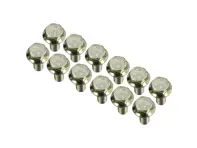 Jeu de 12 boulons de charnière de porte. Porsche 911 74-89 / 964 / 993 - 99909301002, 99909301008