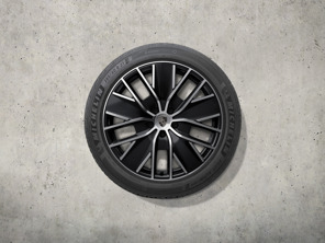 Juego de ruedas y neumáticos de invierno de 21" con diseño de Macan, negro brillante. Porsche Macan-e - 95C044600D