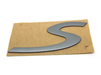 S - badge, Graphite grey. Porsche 993 Carrera S - 9935592430161W, 9935592430161W