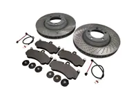 FRONT Brake Pads and Brake Disc Package. Porsche 996 GT3 2003>> Sebro - 9975140990, 99735141090, 99635194800, 99761267700, 99635208602