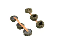 Paire de bouchons d'admission de carburateur en tissu. Porsche 911 - 90110811100 - ENG11.1.100