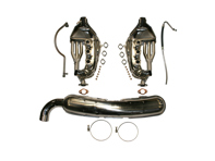 Exhaust conversion set. Porsche 911 3.2L 1984-89 - 1620000510, 92.290S, 92290S, 93011104300, 93021102901 - 1620000510