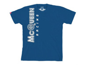 T-shirt con logo verticale Steve McQueen Racing