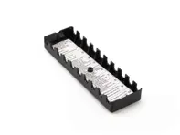 Cover fuse rack ceramic 10-pole. Porsche 911 1970-73 - PCG61208500 - ELE11.1.120