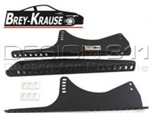 Brey Krause Rennsitz-Seitenhalterungen für Bodenmontage von GT3-Sitzen – Fahrerseite. Porsche 993 / 964 / 911 (74-89) / 944 - R9082, R-9082