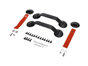 Kit bulloneria pannello porta RS, rosso. Porsche 911/930/964/993 - 964555830YW, 96455503X00, 28041121025, 964555251008YR