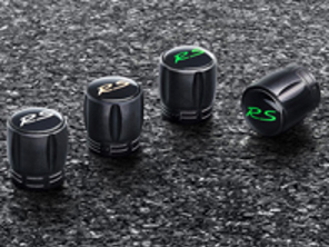 Bouchons de valve décoratifs RS, lot de 4 pour Porsche - 99104460267, 99104460268, 99104460269, 99104460370, 99104460371, 99104460372