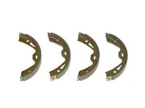 Mâchoires de frein à main (jeu de 4). Porsche Panamera 970 / 981 Boxster / 981C Cayman / 991 Carrera - 97035299300, 97035299301, 97035299302, 298698533, 971698533, 971698533C, 971698533E, 971698533AA, 971698533D, 9Y0698533A, 9Y0698533AA, 97035299303, 971698533A, 971698533B, 10990.155.5 - 10990.155.5