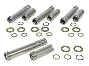 Tubes d'huile pliables, lot de 4. Porsche 911 / 964 / 993 - 93010704001, 1613701400, 90110735101