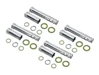 Tubos de aceite plegables, juego de 4. Porsche 911 / 964 / 993 - 93010704001, 1613701400, 90110735101