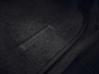 Floor mats with leather trim. Porsche 718 (982) Boxster Spyder / Cayman GT4 LHD Cars - 99104480182