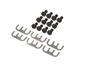 Kit di bulloni per piastre di bloccaggio dell'alloggiamento del differenziale (6) e (12) x Porsche 911 / 914 / 924 - 90133228501