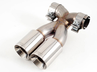 AWE 排气尾管套件，抛光银，适用于保时捷 987 Cayman/S、Boxster/S - 3010-22014, 3010-11036, 3010-22014