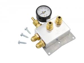 Unité de contrôle de pression de carburant avec raccords de flexible AN-6. Porsche 911 - 1616002908, PM-O404-0