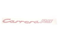 Adesivo 'CARRERA RS' sul cofano posteriore, in Guards Red. Porsche 911 72-73 - 91155903603, 91155903602, 91155903601, 91155903600
