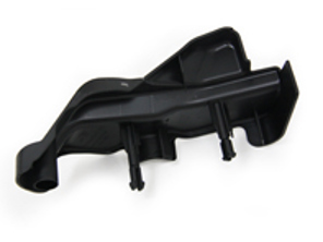 Cover for front bonnet hinge actuator. Porsche 970 Panamera - 970511651001E0, 970511652001E0, 97051165