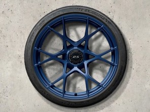 20" 718 Cayman GT4 RS Satz geschmiedeter Aluminiumfelgen, in Indigoblau. Original Porsche - 98204460304