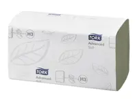 2-lagige, fortschrittliche, einfach gefaltete Handtücher – Grün – 15 Packungen mit 250 Blatt - 290179