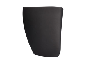 Tapizado lateral de la consola central en cuero negro. Porsche 986 Boxster / 996 - 99655209107A11, 99655209207A11