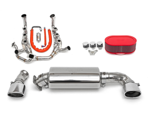 Pack Performance ultime – Silencieux à double sortie, collecteurs sport et système d'admission d'air – pour Porsche 964 Turbo (965) 1991-1994 - 93021103302, 93011116905, 93011116907, 93011100306, 96411104605, 93011303810, 93011303820, 93011303830, 93011125201, 93011125103, 93011018502, 93011002007 - FSPOR964TSPKG, FS.POR.964T.SPKG