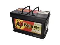 BATTERIE 80Ah 12v 317mm x 175mm x 190mm (LxLxH) BANNER RUNNING BULL AGM - 58001, 99961108012, 99961108020, 9A7915105A - AMG58001