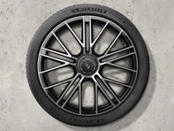 Jantes alliage 21" Panamera Turbo S et pneus hiver Porsche d'origine - 976044600M