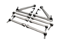 Kit de brazos de control de suspensión trasera. Porsche 993 y 993 Turbo - 99333104503, 99333104501, 99333104502, 99333104101, 99333104102, 99333104300, 99333104301, 99333104700, 99333104702, 99333104703, 99333307301, 99333307302, 99333307303