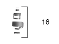 Hochdruck-Injektor-Reparatursatz. Porsche 95B Macan 2.0L - 95899890700, 95899890701, 95899890702