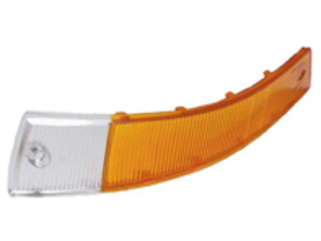 Cabochon de clignotant Avant, sans jante (SWB). Porsche 911/912 1965-68 - 90163140100, 90163140200, 14847/S, 14847/D