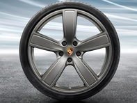 Cerchi in lega da 22' Cayenne 'Sport Classic' e pneumatici estivi Porsche originali - 9Y0044661Q