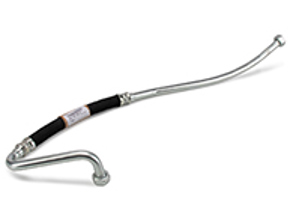 Tubo de aceite del motor al termostato. Porsche 911 1974-77 - 91110772910, 91110772911 - 911 107 729 10, HA DE 47 034