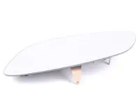 Door mirror glass FLAT, LEFT. Porsche Cayenne 957 MKII - 95573104304, 95573104302, 3123201