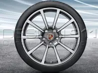 Jantes et pneus en alliage 20' 'Carrera Classic' d'origine Porsche pour 718 Boxster/Cayman - 98204460208