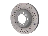 Disque de frein avant monobloc percé et alvéolé, 330 x 34 mm. Porsche 996/997 (références OE : 99635140904 et 99635141004). - 99635140902, 99635140903, 99635140904, 99635141002, 99635141003, 99635141004 - PFL30922, PFR31022