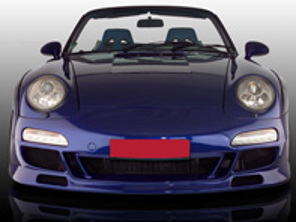 Frontstoßstange und unterer Spoiler. Porsche 911 (993) 1993-1998