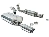 Sports exhaust system manifold back without catalytic converter. Porsche 944 S2