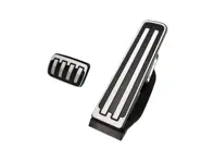 Kit de rénovation de couvre-pédales sport, aluminium noir. Porsche Panamera 2010>> - 971044701