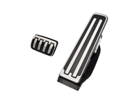 Pedal Cap Sport Retrofit Kit, Aluminum Black. Porsche Panamera 2010>> - 971044701