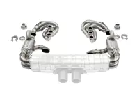 Système d'échappement sport CARGRAPHIC GT rétrocompatible avec silencieux ID42 chauffant pour Porsche 964 Carrera 2/4/RS (GT3). - 96411104504, 96411104605, 96411104502, 96421103905, 96421103932, 96421104004, 997111027A1