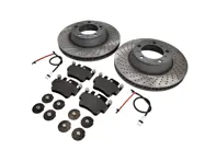 REAR Brake Pads and Brake Disc Package. Porsche 996 GT3 2003>> Sebro - 9975140990, 99735141090, 99635194800, 99761267700, 99635208602