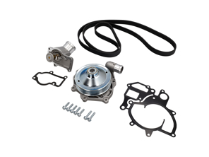 Water pump, belt & thermostat kit. Porsche Boxster 987 / 987C Cayman / 997 C2 / 997 C4 (non Turbo) - 99710601106, 99710601105, 99710601102