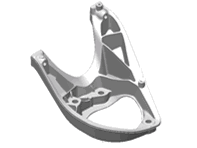 Supporto supporto motore. Porsche 95B Macan - 95B399331A, 95B399331B, 95B399332A, 95B399332B