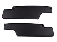 Juego de viseras parasol, color negro. Porsche 914 1970-76 - 91473104312, 91473104412