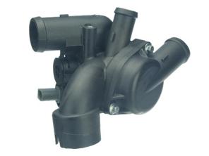 Boîtier de thermostat complet. Porsche 955 Cayenne 3,2 litres - 95510611100 - URO-017854