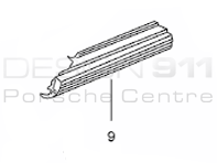 Seitenschweller-Außenblech. Porsche 986 Boxster - 98650396300GRV, 98650396400GRV