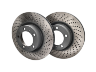 Brake disc rotor, Front. Porsche 997 MKII / 991 / 981/982 Boxster / 981C/982C Cayamn (OE Part No 99735140101 / 99735140201) - 99735140101, 99735140201, 205841C, 205842C